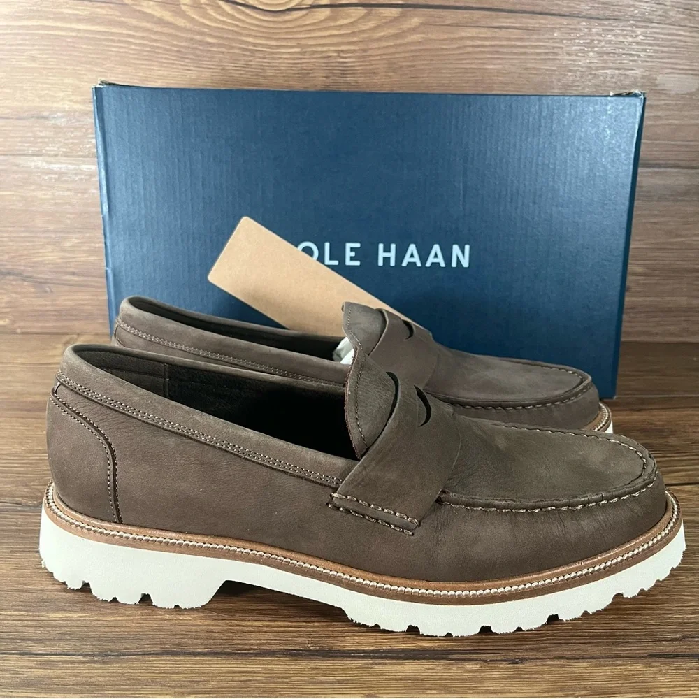 Cole Haan American Classic Leather Penny Loafers‎ NEW Men’s Slip-On Shoes